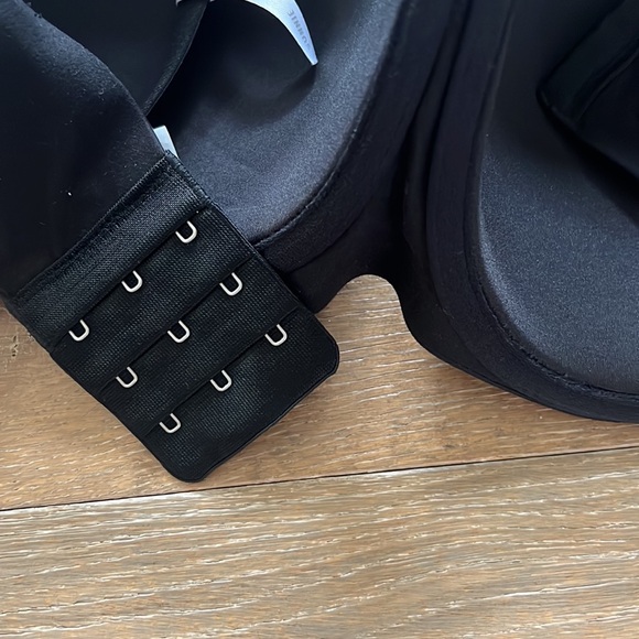 NWT Aerie Sunnie Black Strapless Lightly Lined Bandeau Push-up Bra | 34DDD - Picture 7 of 7